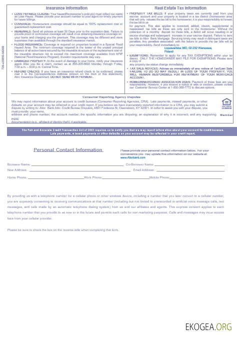 Pologne Relevé hypothécaire Alior aux formats Word et PDF 3